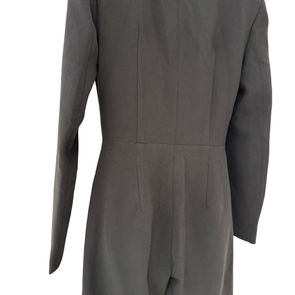 Pretty Little Thing by Naomi Campbell Black Tuxedo Jumpsuit NWT Wide Leg sz 6 - Picture 11 of 16